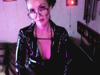 Hardcore BDSM Thresome Mistress Eva Latex Fuck Strapon Tranny Ass Femdom Maledom Big Dick Head Fuck