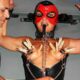 fetish sex with masked muscle milf