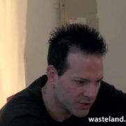 Electro treatment and sex toys for restrained blonde sex slave